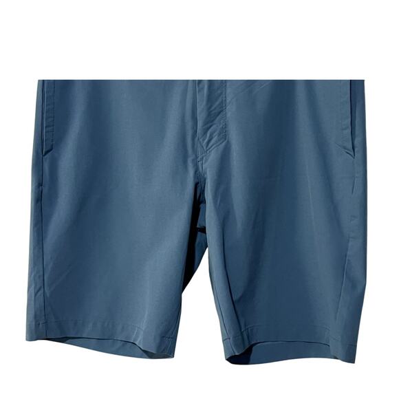 Travis Mathew Men's 32 Proceed with Caution Shorts Blue 11" Inseam Golf Stretch - Picture 6 of 11